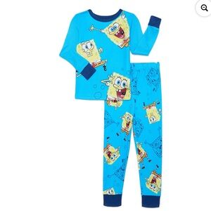 SpongeBob SquarePants Kids Pajama Set - Bright Blue